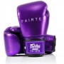 Fairtex BGV22 Боксерские Перчатки "Metallic" Тайский Бокс Пурпурные